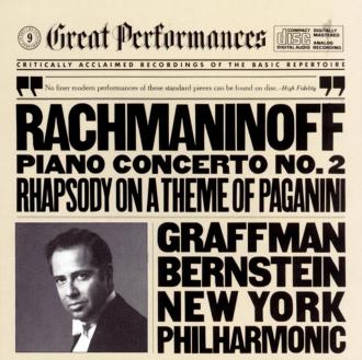 Rachmaninoff; New York Philharmonic, Leonard Bernstein, Gary Graffman - CBS Great Performances, Volume 9: Piano Concerto no. 2 / Rhapsody on a Theme of Paganini