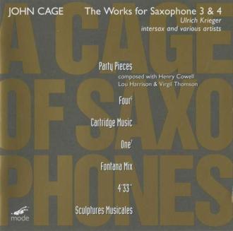 John Cage - The Works For Saxophone 3 & 4