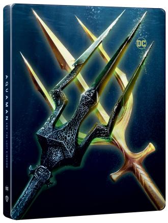 Aquaman a ztracené království BD+DVD (Combo pack) - steelbook - motiv Tridents
